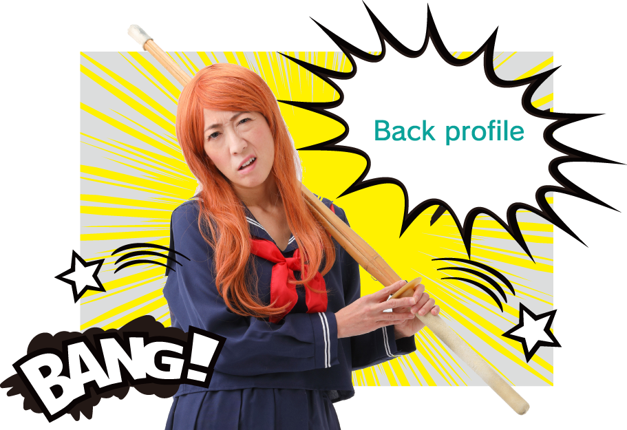 スケバン姿の坂井千夏